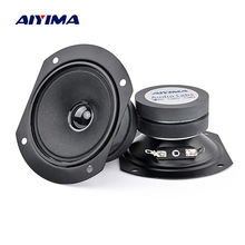 AIYIMA 2 PCS 4ohm 15 W Audio Speaker 3 inch 100mm Tweeter Treble Volledige Bereik Altavoz Vierkante luidspreker DIY speaker Home Theater