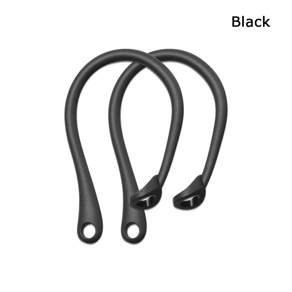 Almohadillas de silicona antipérdida para Apple AirPods 1, 2, 3 Pro, ganchos para las orejas, almohadillas para los oídos, accesorios inalámbricos con soporte para auriculares Bluetooth: Olive