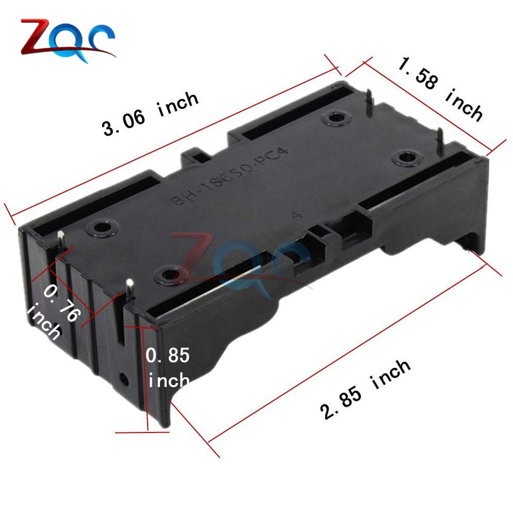 18650 lithium Power Bank Cases 1X 2X 3X 4X 18650 Battery Holder Storage Box Case 1 2 3 4 Slot Batteries Container With Hard Pin