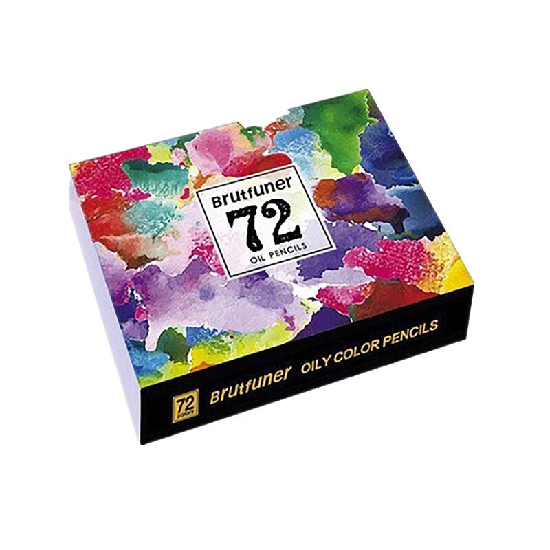 Brutfuner 48-160 Farben Öl Farbe Bleistifte einstellen Skizze Bleistift Keine Giftig Holz Weiche Helle Farbe Bleistift Künstler farbe Schule Liefert: 72 Öl Farben