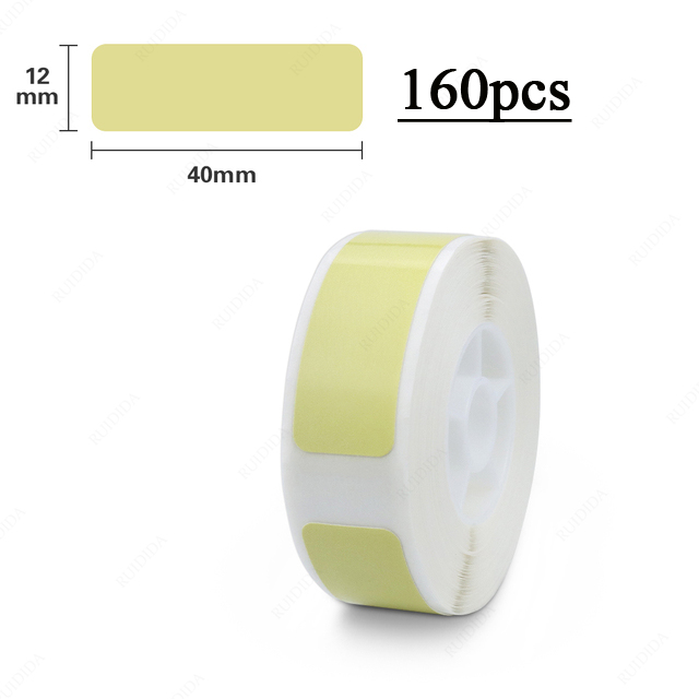 Niimbot D11 D110 D101 étiquettes thermiques papier blanc couleur Pure étiquette autocollant étanche Anti-huile résistant aux rayures étiquette de prix: GRIS