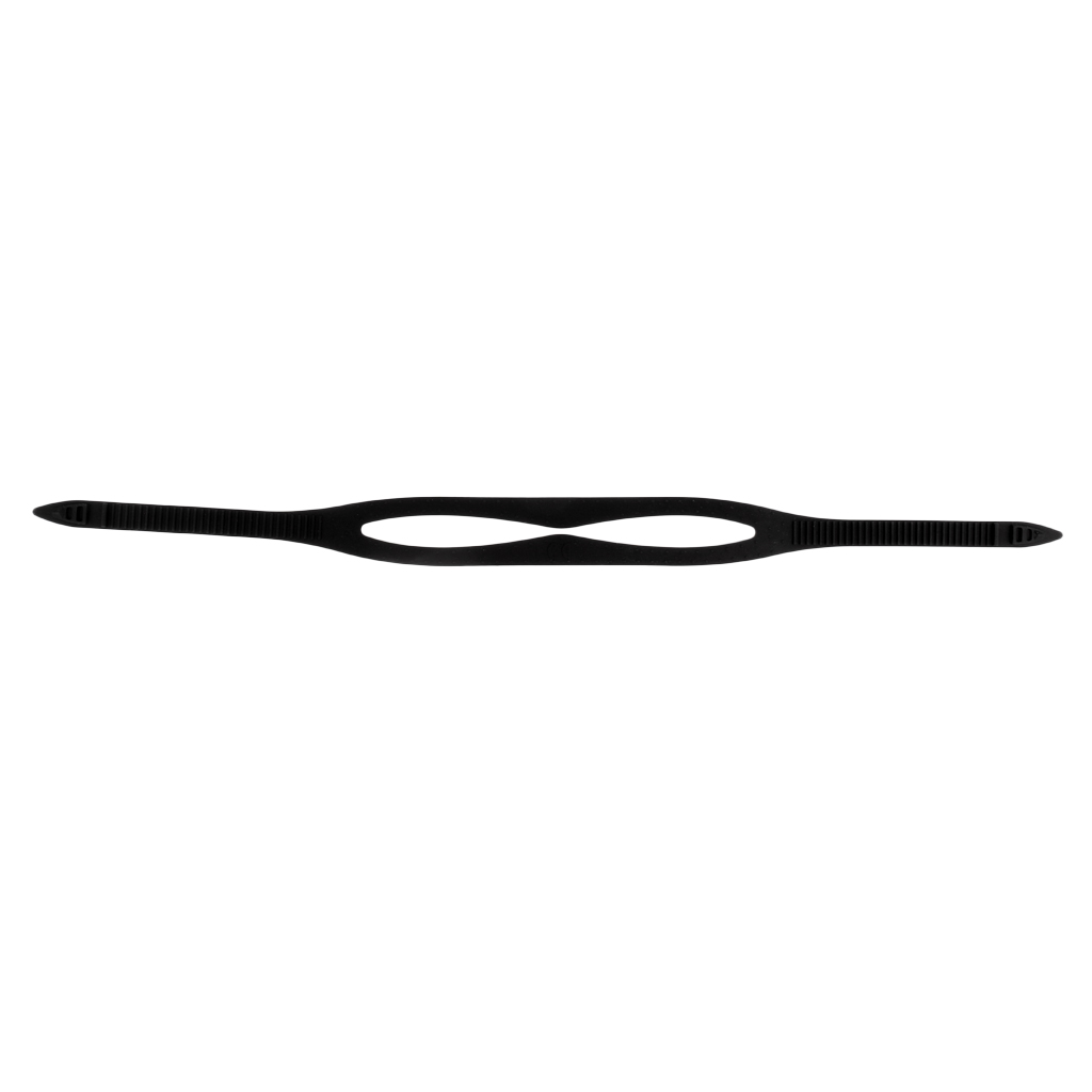 Universal Swimming Goggles Swim Glasses Eyewear Silicone Strap Head Band Protector Replacement Spare Accessories Clear/Black