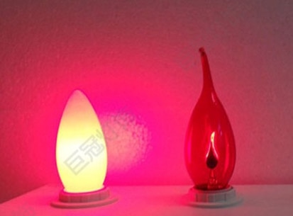 Rode E14 3 W Kaars Lamp 90-265 V Vlam Knipperend Effect Gloeilamp Voor Kerst Etc