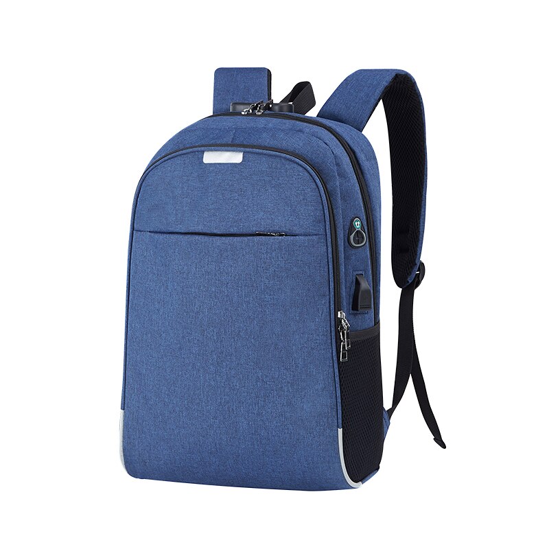 OUBDAR 15.6 &quot;Laptop Rucksack USB Ladung Rucksack Reise Daypacks Männlichen Anti Diebstahl Mochila Freizeit Große Kapazität Männer Schul: Blau