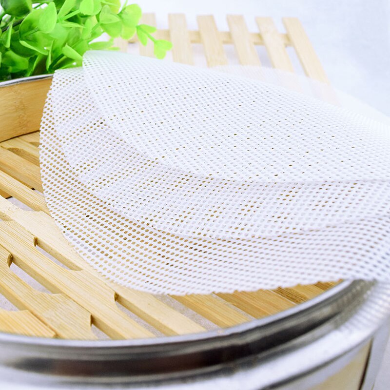 Convenience Silicone Steamer Pad Steamed Stuffed Bun Bread Pad Round Steamer Steamed Dumplings Mat Household