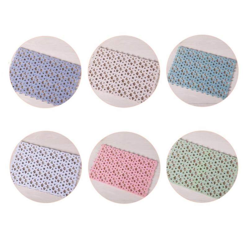 Bathroom Shower Massage Carpet DIY Carpet Love Mat Free Stitching Shower Mat Anti-Slip Mat Candy Color