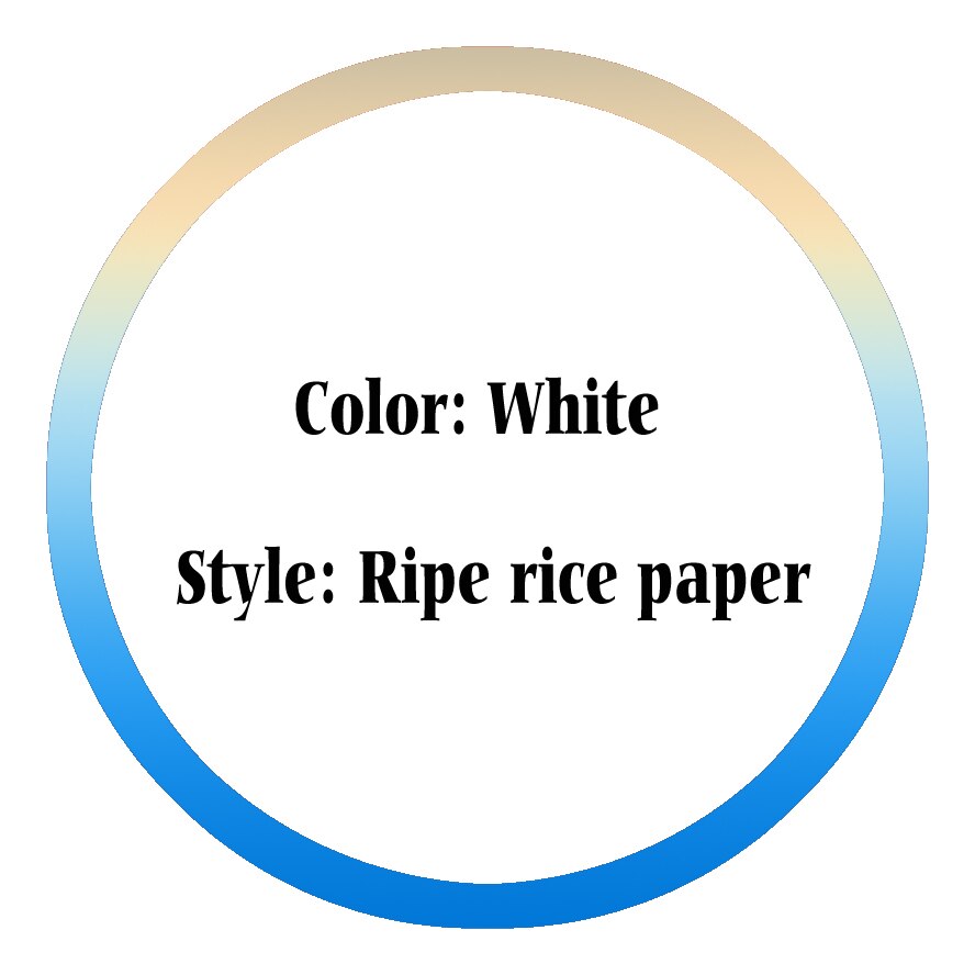 Chinese Rice Paper Rolls Watercolour Paper Calligraphy Raw Paper Painting paper blank Drawing paper scroll: 50cmx50m / Ripe Rice Paper