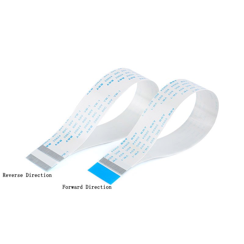 10 st/lot platt flexibel kabel 40p ffc fpc lcd kabel awm 20624 80c 60v vw -1 ffc -0.5mm 40 stift