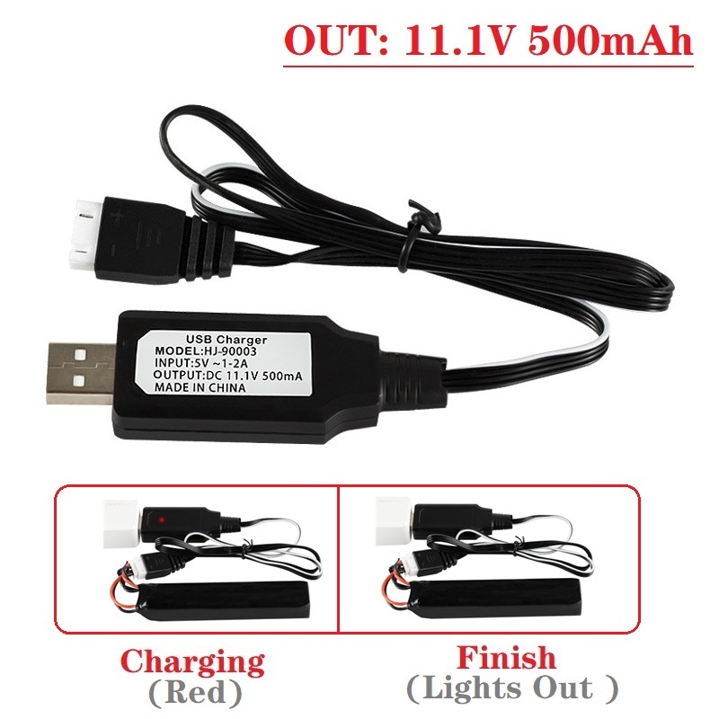 7,4 V/7,6 v 11,1 v/11,4 v Lipo carga de batería cable de línea paralela USB 2S 3S cargador de equilibrio B3 B3S: Verde claro