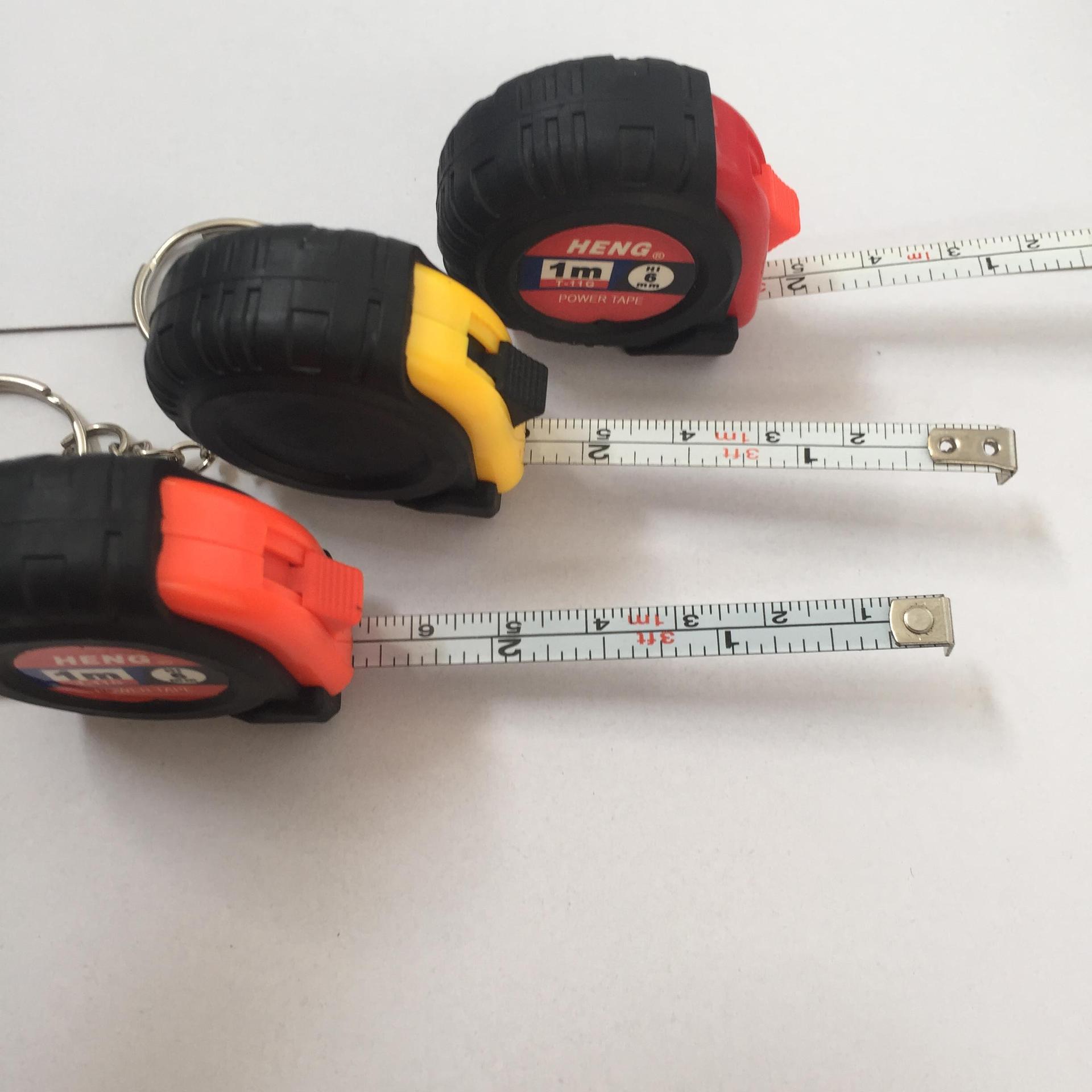 LLavero de cinta métrica T22 de 1M, herramienta de medición retráctil de ruleta, regla de carpintería de bolsillo Instument