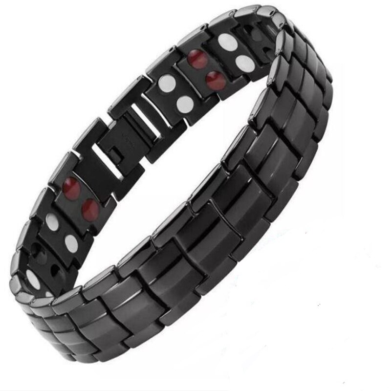 Vrouwen Mannen Gezondheidszorg Germanium Magnetische Armband Voor Artritis En Carpaal Tunnel 316L Rvs Power Therapie Armbanden: H23832