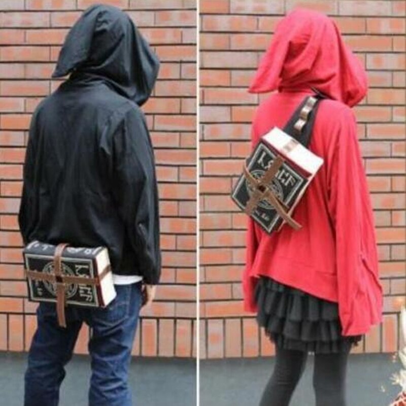 Gothic Magical Ban Boek Messenger Crossbody Bag Cosplay Verstelbare Voor Studenten AIC88