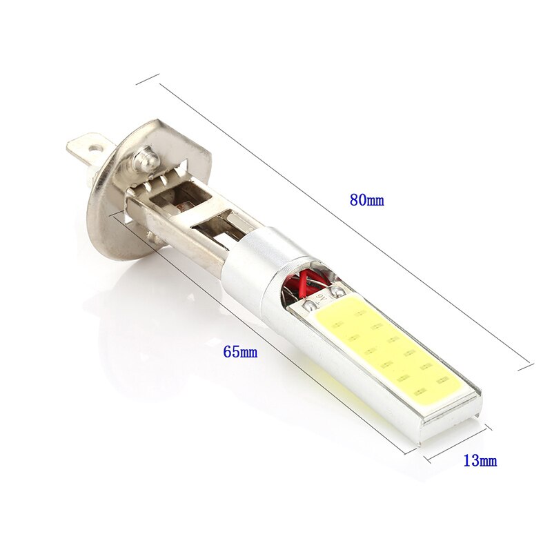 LED Koplamp Lamp - H1 - 60W 6000LM 6000K Wit - 2st Hi/Lo Beam Rijden Mistlamp