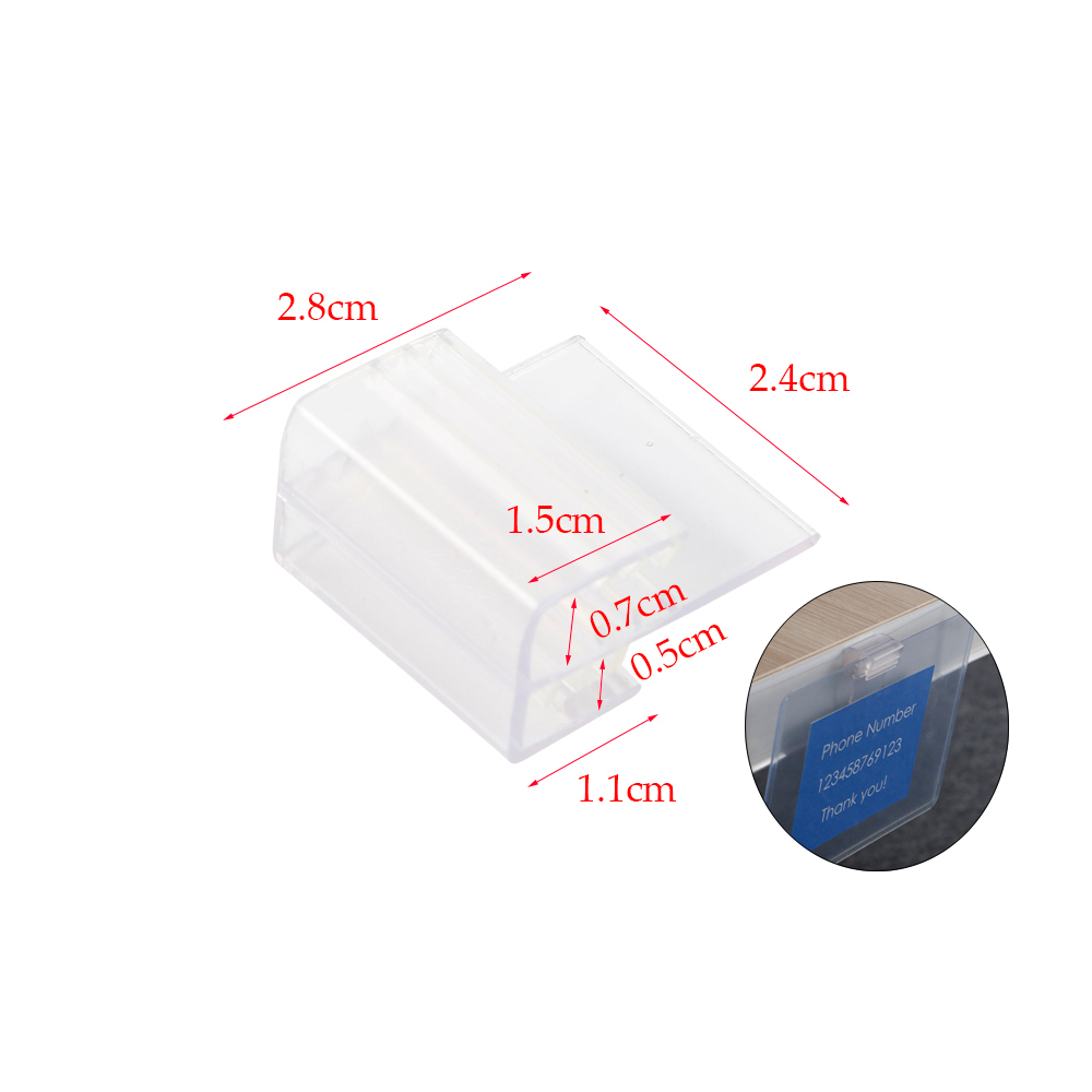 Multi-zweck Supergrip Pvc Zeichen Halter Kunststoff Greifer: 21