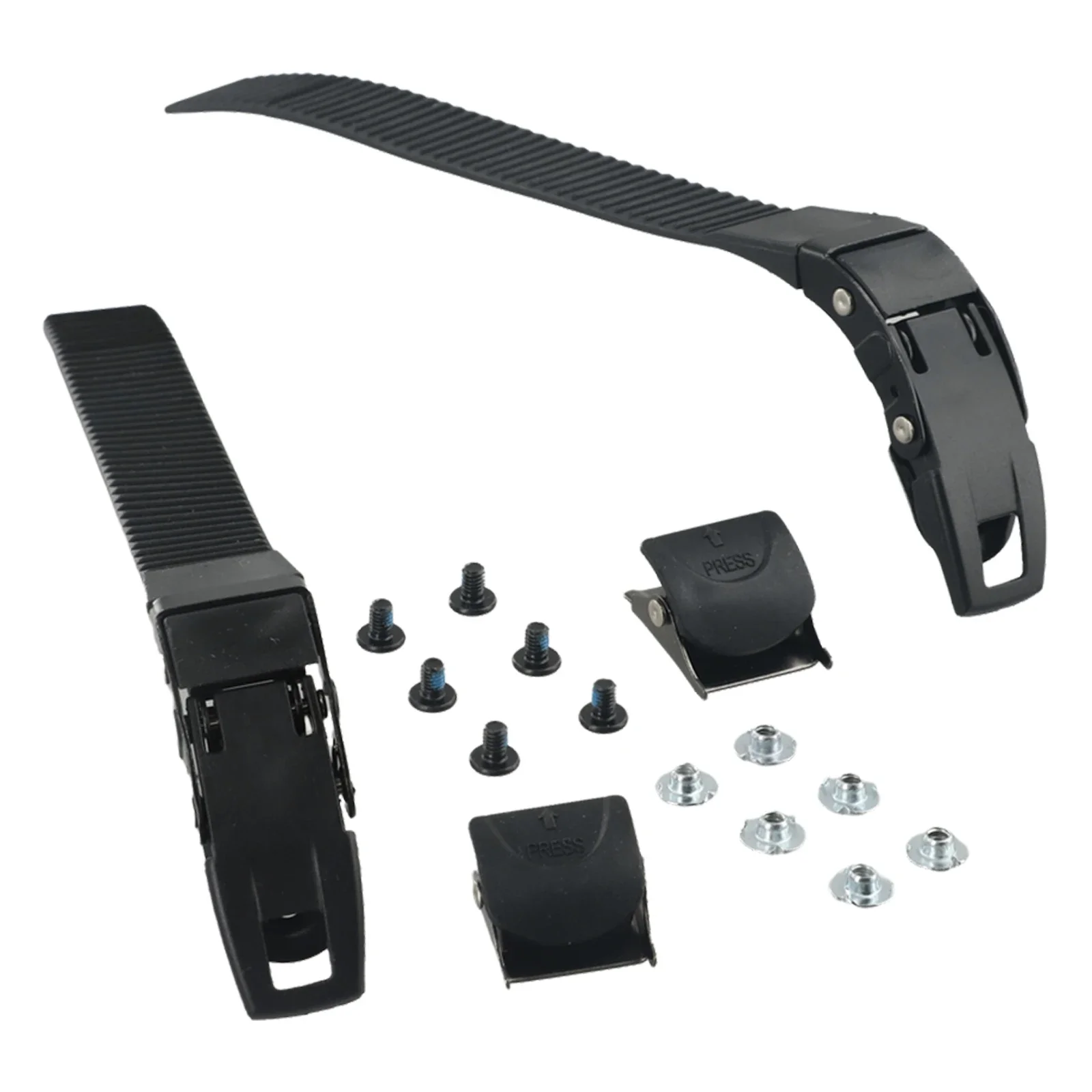 Nueva correa práctica patines Lnline zapato seguro zapatos Correa monopatín 210*22*5mm 30g accesorios plástico negro