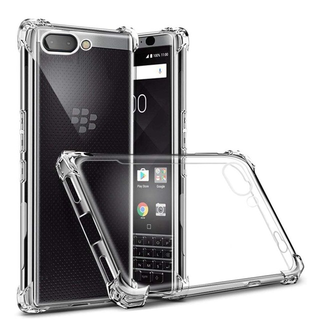 Airbag TPU Silikon TPU stoßfeste Hülle für Brombeere Schlüssel2 Schlüssel 2 Keytwo Keyone Schlüssel 1 2 Schlüssel2 Schlüssel1 Sanft Telefon Startseite Hülse Funda: Aluminium