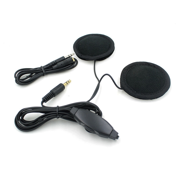 Motorcycle Helmet Heaset 3.5 mm Jack Microphone with Volume Control