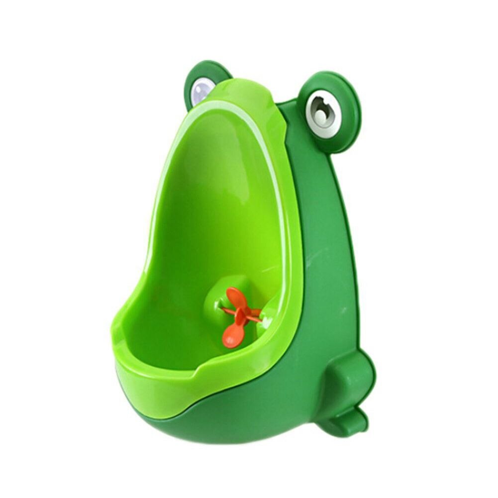 Abkm 1 x morsomme potte låve froskeformet urinal (grønt) morsomt pottebarn baby froskeformet urinal