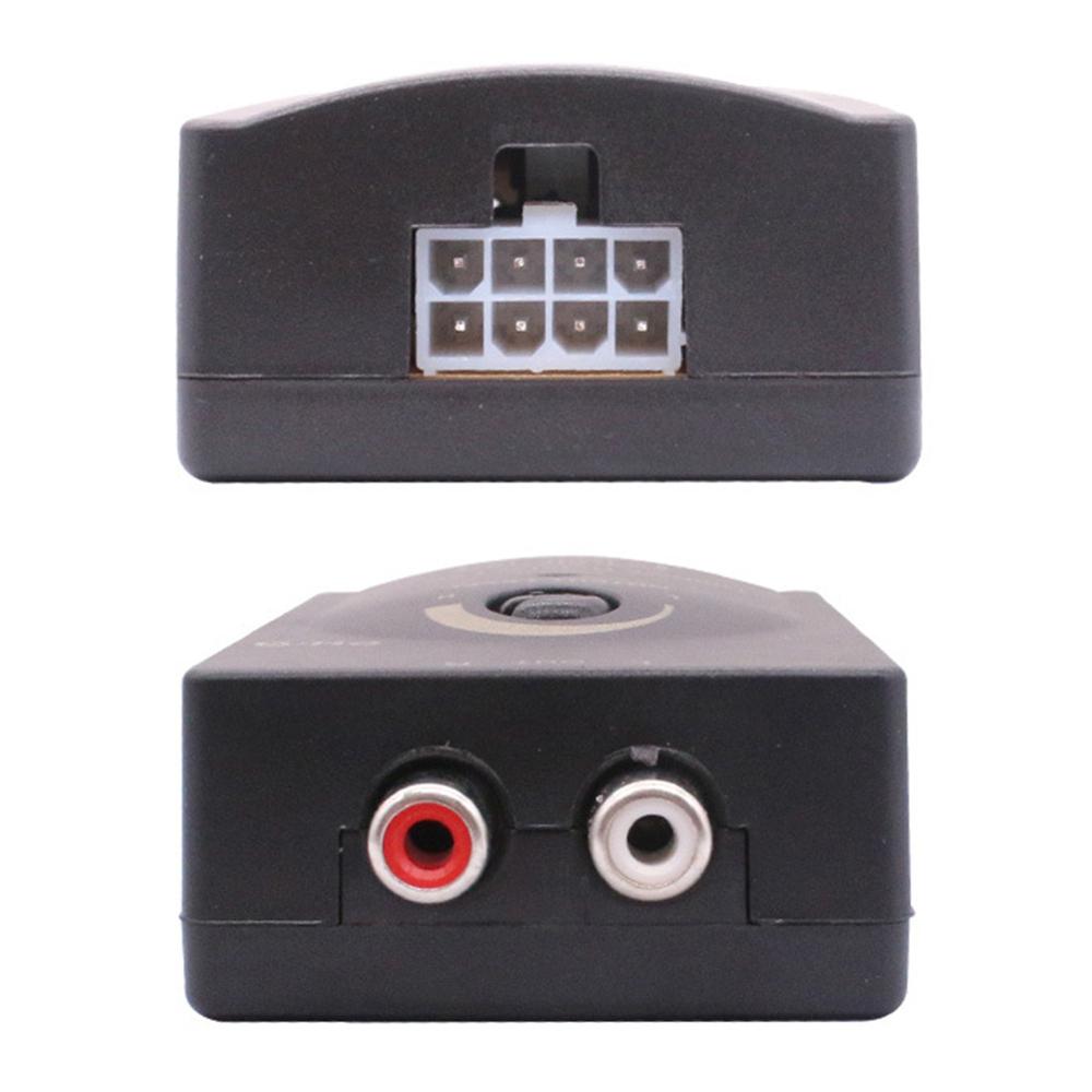 1 Pcs Auto Stereo Level Converter Hoog Naar Laag Lijn Uitgang Audio Converter Auto Speaker Level Converter Adapter Voor Cd vcd Dvd