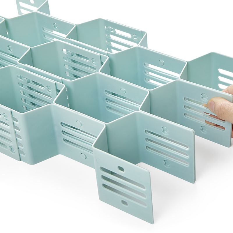 L.H.S Honeycomb drawer organizer Organizer for underwear Organizer for socks Drawer closet storage box divider