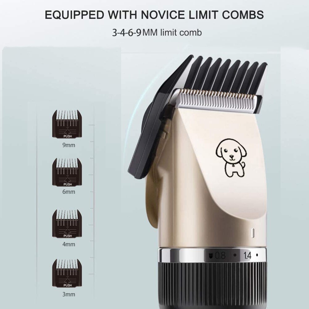 Hond Tondeuses Laag Geluidsniveau Usb Oplaadbare Huisdier Professionele Grooming Machine Tool Pet Grooming Tondeuse Hond Kat Supplies