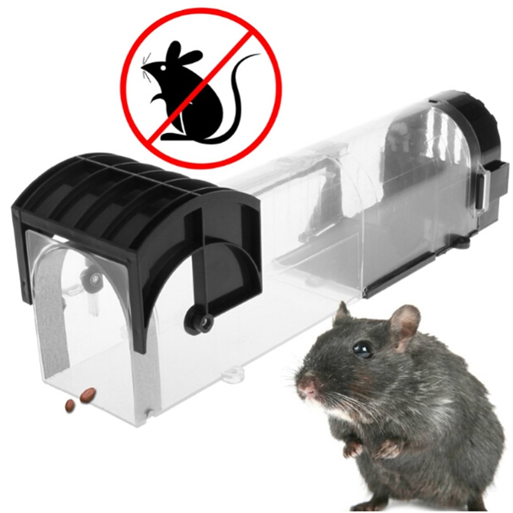 Piège à rats non toxique 1 pièce, piège à souris Transparent et humain, contrôle des rongeurs, appât pour Hamster, piège à souris