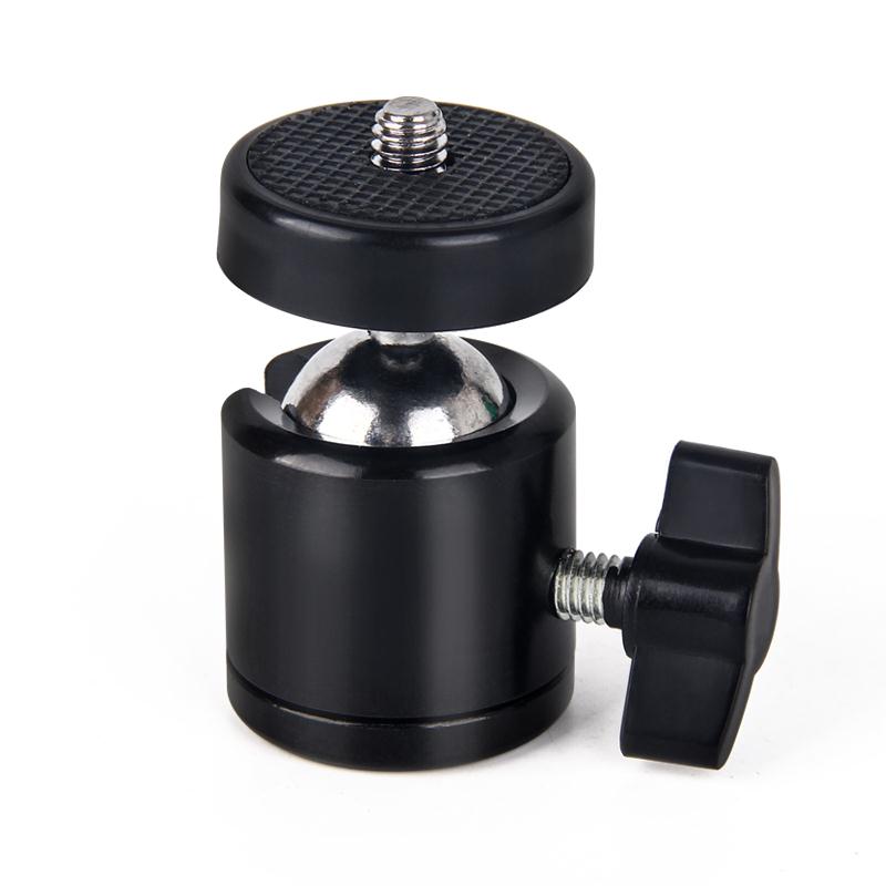 3 hole Rotating 360 Degree Camera Tripod Mini Ballhead Ball Head DSLR Accessories