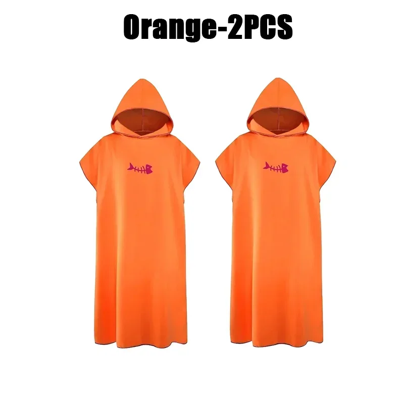 Surfponcho, umkleidehandtuch mit kapuze, mikrofaser-stranddecke, badetuch, schwimmhandtuch, neoprenanzug, strandponcho für erwachsene: Silber