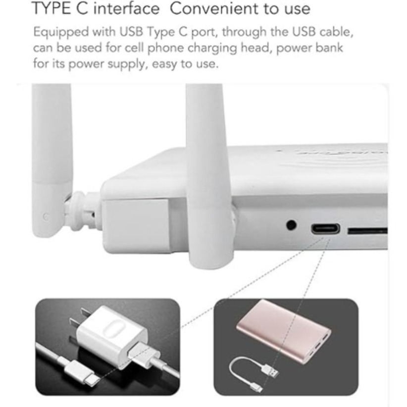 Router 4G LTE Bezprzewodowy WiFi 6 z Efektywnym Przezchodzeniem Przez Ściany, Router WiFi 2.4GHz 300Mbps, Repeater z Anteną i Gniazdem na Kartę SIM