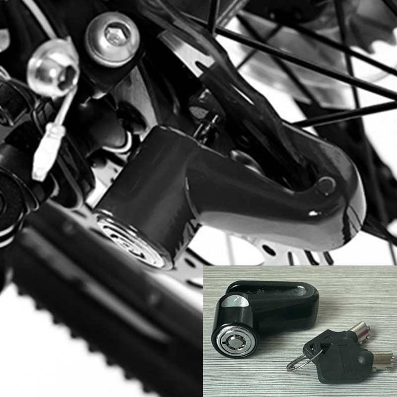 Blocco moto Sicurezza Antifurto Bicicletta Moto Blocco freno a disco moto Protezione antifurto per blocco bici di sicurezza scooter
