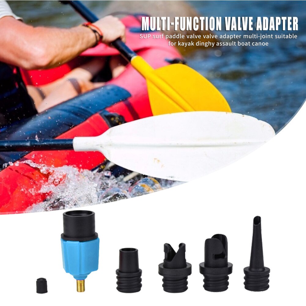 SUP Board Air Valve Adaptor Nylon Kayak Inflatable Pump Rowing Boat Air Valve Adaptor Nylon Kayak Inflatable Pump Adapter