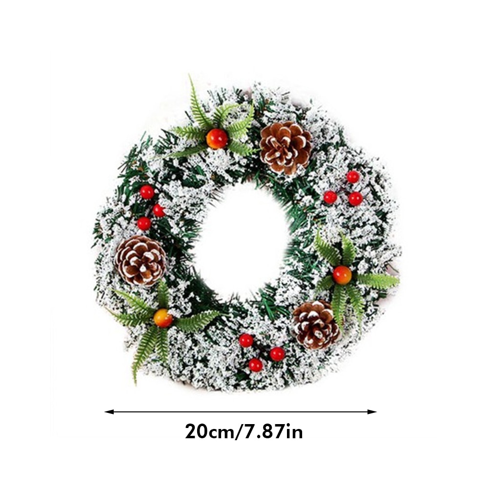 20cm/30cm/40cm kunstige julekranser julekrans til din bryllupsceremoni ved hoveddøren