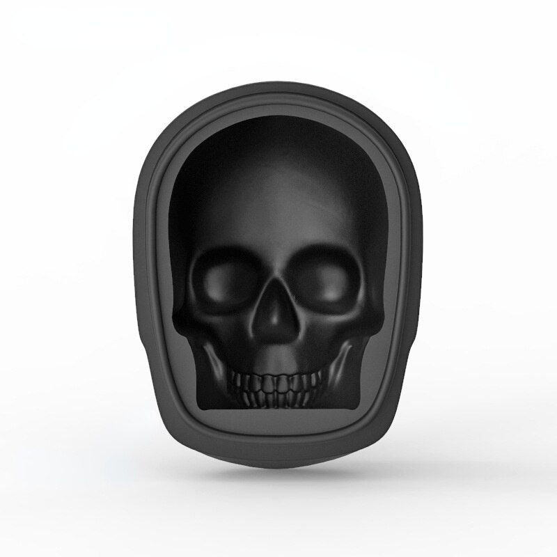 3D czaszka silikonowa formierka foremka robić czekolady taca lody narzędzie robić majsterkowania whisky wino koktajl robić baru kuchnia czaszka kostki lodu: Default Title