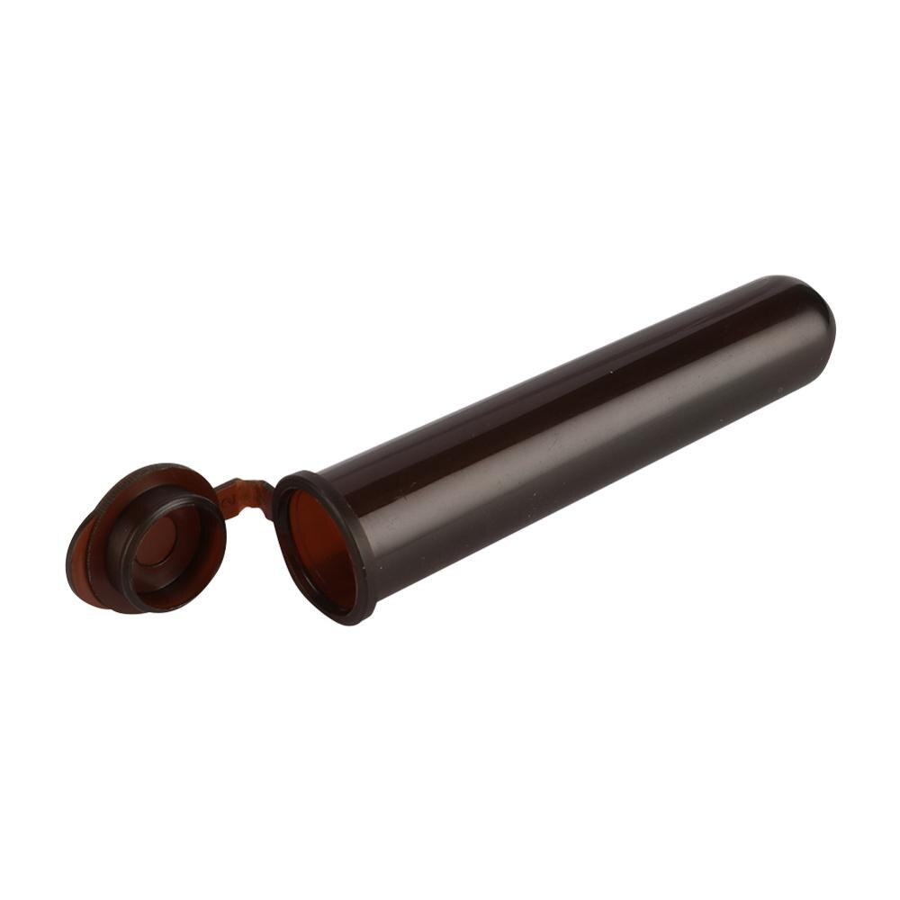 Plastic Brown Centrifuge Tube with Scale 10ml Centrifugal Tube Snap Cap Round Bottom Sample Vial Laboratory Test Tube 50 Pcs