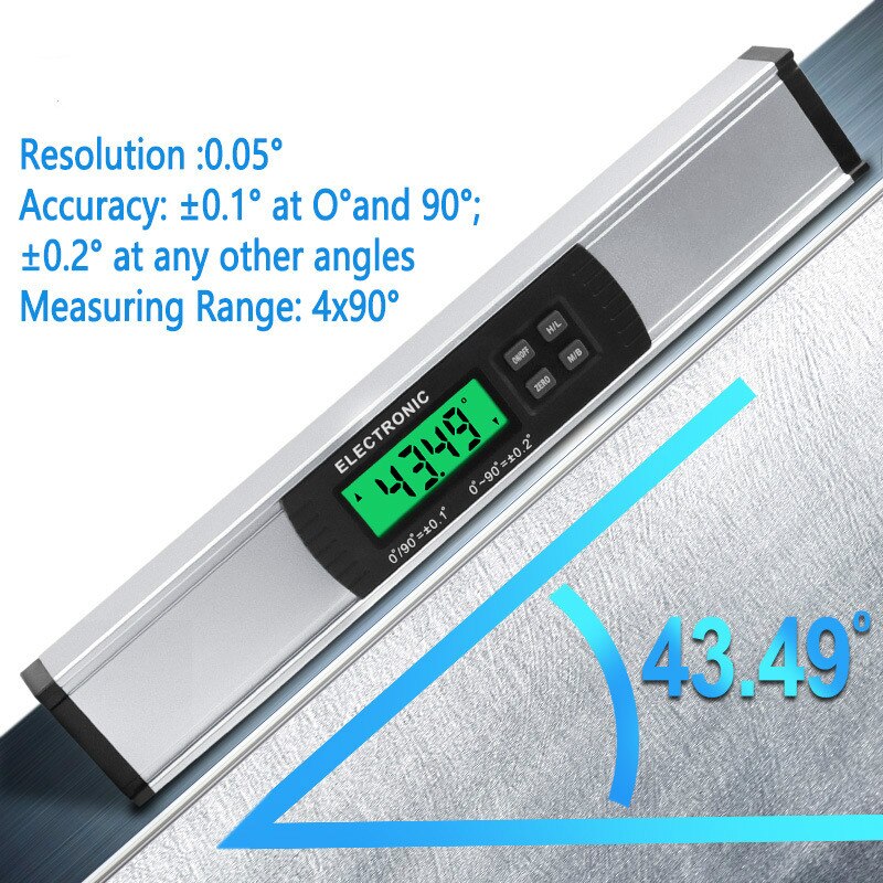 Digitale Gradenboog Hoekzoeker Inclinometer Elektronische Level 360 Graden Met/Zonder Magneten Niveau Hoek Helling Test Remklauw