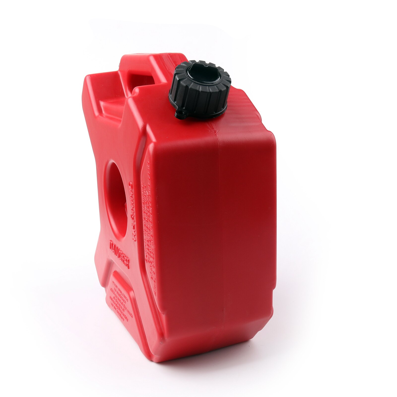 5L Plastic Jerry Cans Gas Diesel Fuel Tank w/ Lock SUV ATV Motorcycle Scooter