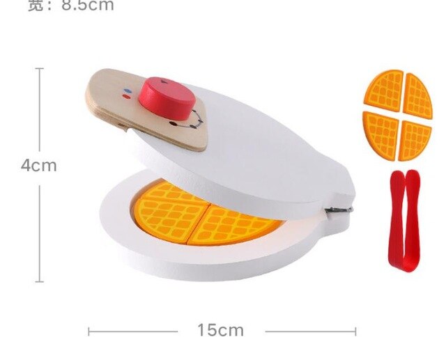 Kitchen Toys Imitated Chef Pretend Cooking Food Play Dinnerware Set Safe Cute Children Girl Wooden Educational Toy Game: pancake