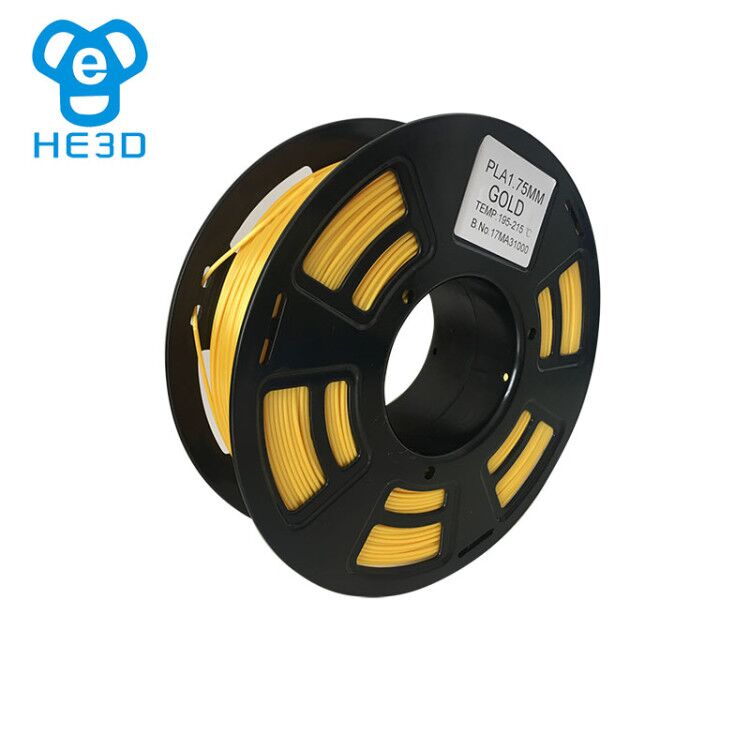Avec lustre métallique PLA imprimante 3D PLA1.75mm 1 kg (2.2lb) filaments métalliques: Gold