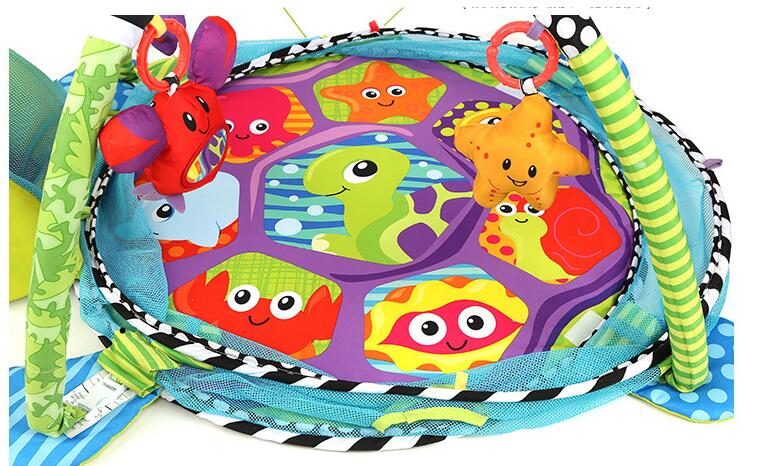 Tortoise Baby Play Mat 0-1 Year Game Tapete Infantil Educational Crawling Mat Play Gym Cartoon Blanket Ball Pit Toys Play Mat