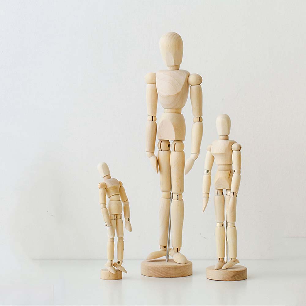 4,5 5,5 8 inch schetsbenodigdheden woondecoratie kunstenaar kunstmodellen schets tekenen actie speelgoedfiguren houten speelgoed mannequin figuurmodel