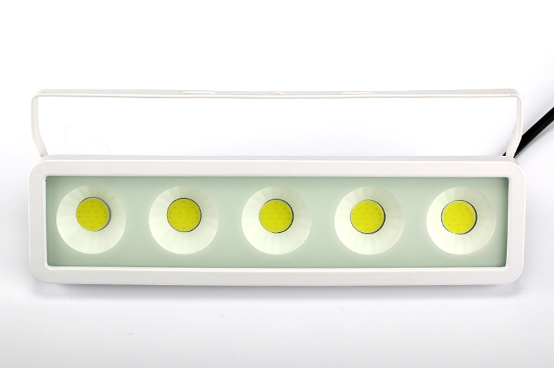 LED Floodlight 50W 220V IP65 waterproof Landscape outdoor housing Lighting street Lamp Reflector flood light: 50W - White body / Cold White