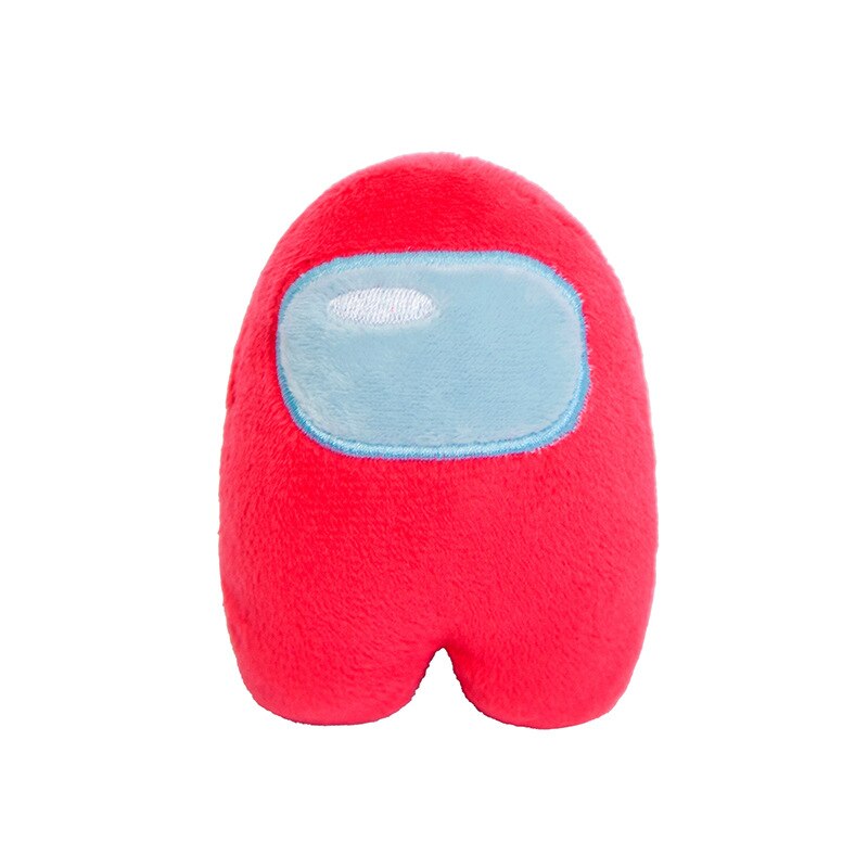 10Cm Gevulde Poppen Onder Ons Pluche Dier Onder Ons Spel Knuffel Kawaii Figuur Peluche Brinquedos Kids Jongen Speelgoed kerstcadeau: Rood