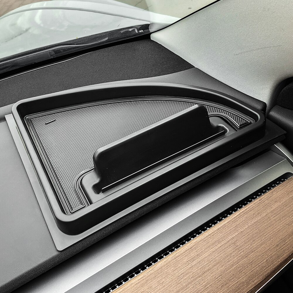 Model3 Car Front Dashboard Storage Box For Tesla Model 3 Accessories Center Console Storage Tray Model Three Model Y Model S X