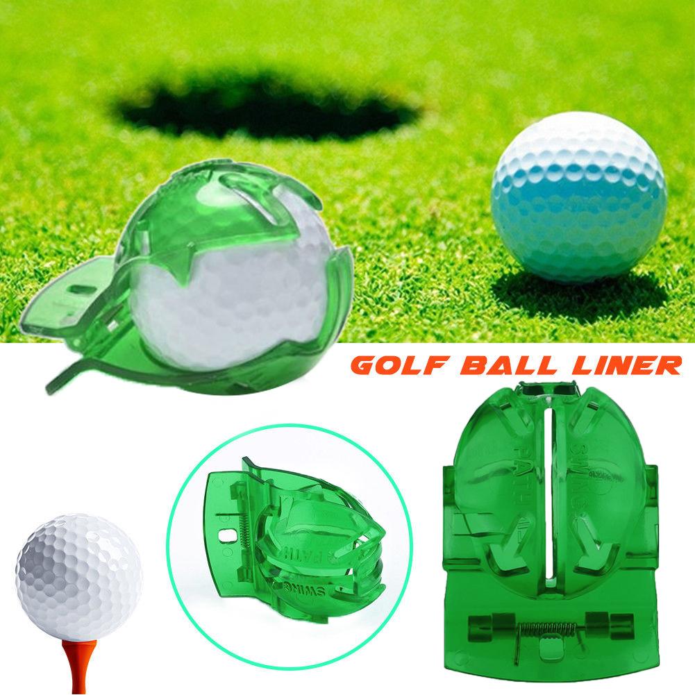 Golf Ball Alignment Line Marker Marks Template Draw Template Linear Putt Positioning Ball for Mark Alignment Putting