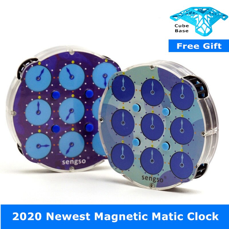 Shengshou Magenetic Klok M Speed Magic Cube Puzzel Cubo Magico Intelligentie Speelgoed Voor Kinderen