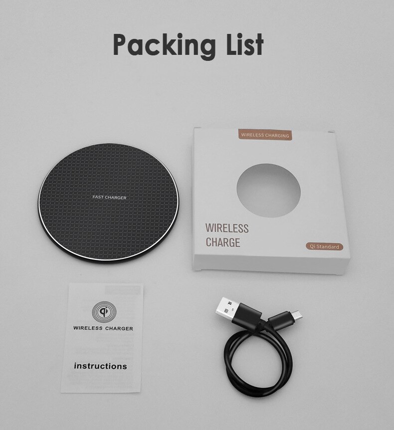 10W Qi Draadloze Oplader Voor Iphone 11 Pro Xs Max Xr Airpods Snel Opladen Dock Charger Voor Iphone Samsung xiaomi Huawei