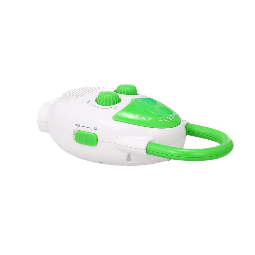 Grote Knop Douche Radio Muziek Top Handvat Verstelbare Volume Badkamer Mini Waterdichte Luidspreker Am Fm Insteekkaart