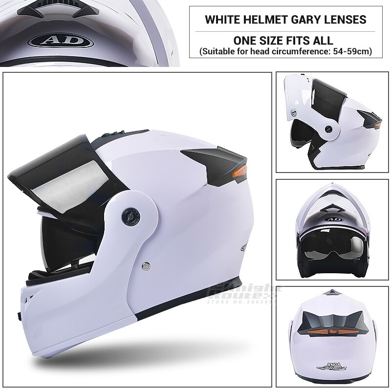 Rosa Motorrad Helm Männer Motorrad Biker Volle Gesicht Helm Flip Dual Objektiv Modulare Roller Motocross Reiten Moto Crash Helm: 107 WT
