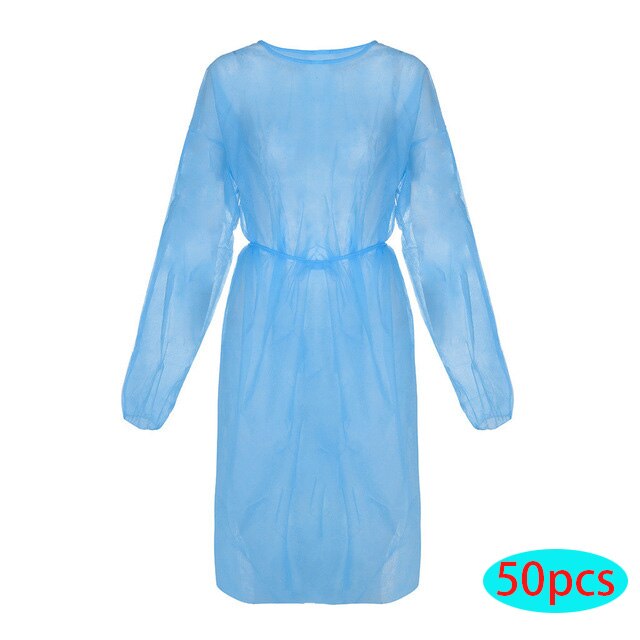 10/20/30/40/50PCs disposable protective isolation clothing, -proof, waterproof, oil-proof, protective clothing for nurses