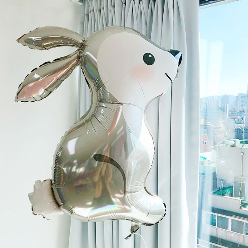 Pasen Decoratie Konijn Folie Ballonnen Jungle Bunny Bos Dieren Helium Ballon Kids Baby Douche Bruiloft Verjaardag Party Decor
